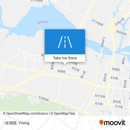 绿洲路 map