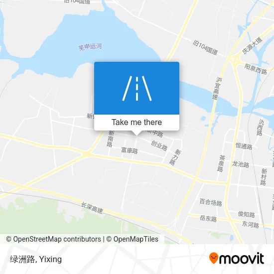 绿洲路 map