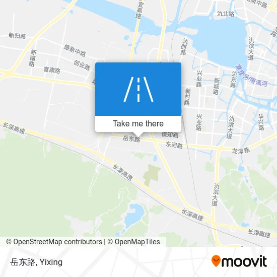 岳东路 map
