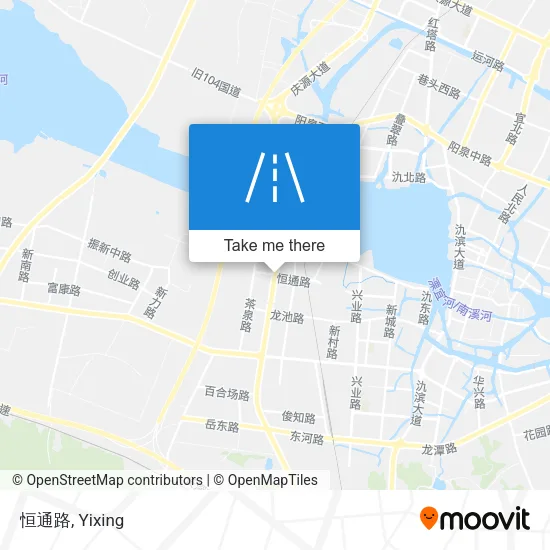恒通路 map