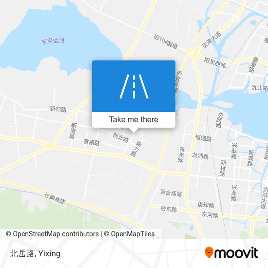 北岳路 map