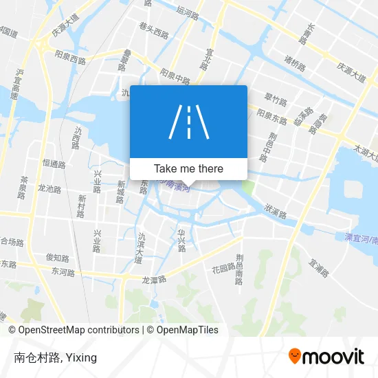 南仓村路 map