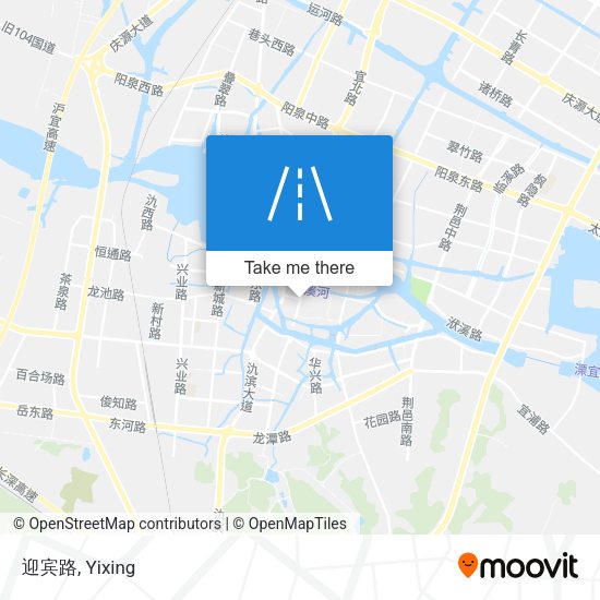 迎宾路 map