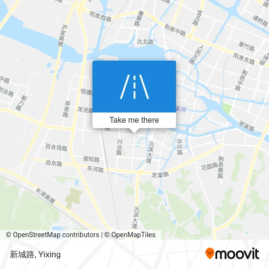 新城路 map