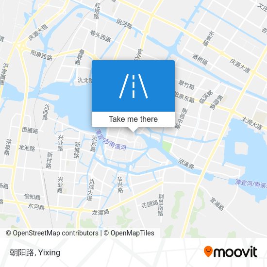 朝阳路 map
