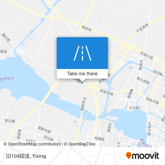 旧104国道 map