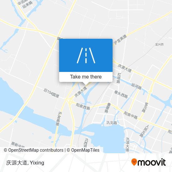 庆源大道 map