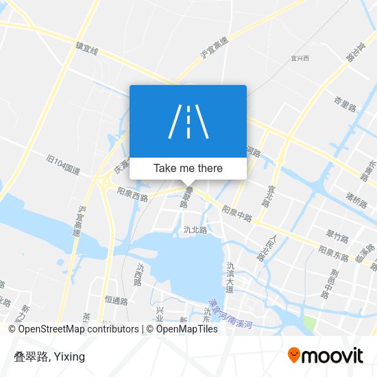 叠翠路 map