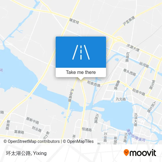环太湖公路 map