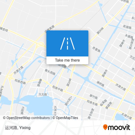 运河路 map