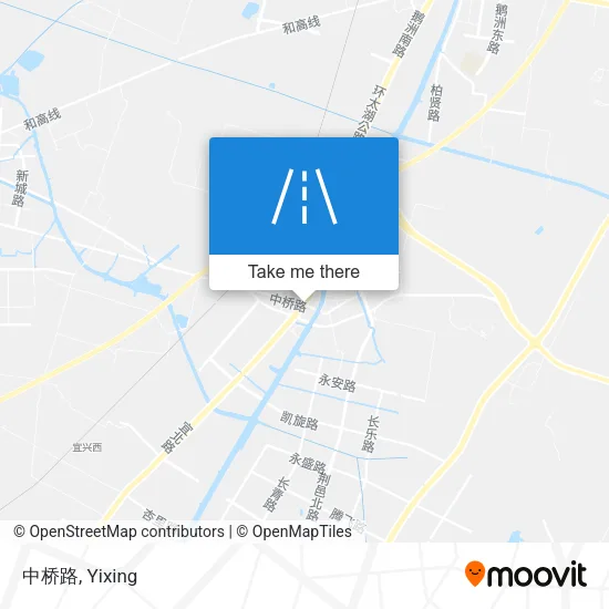 中桥路 map