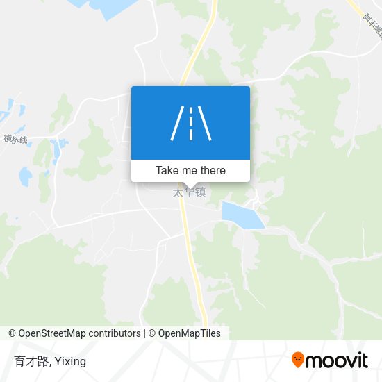 育才路 map