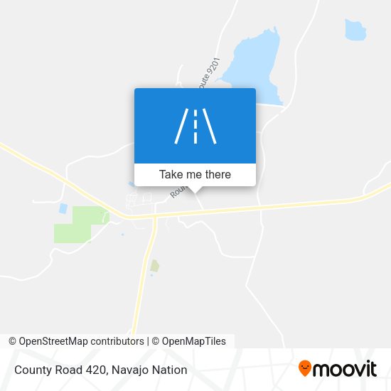 County Road 420 map
