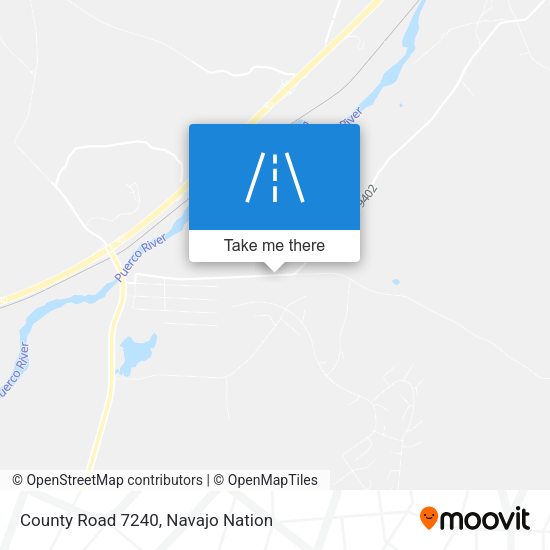 County Road 7240 map