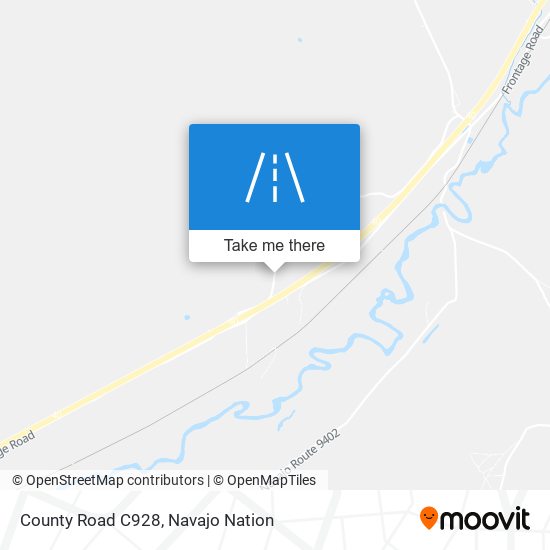 County Road C928 map