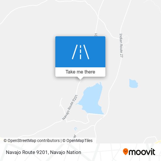 Navajo Route 9201 map