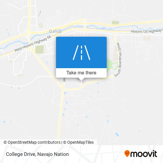 College Drive map