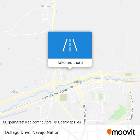 Mapa de Dellago Drive