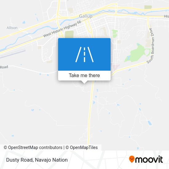 Mapa de Dusty Road