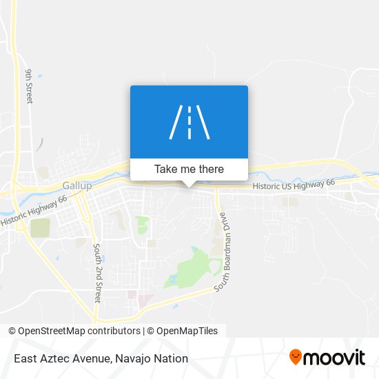 Mapa de East Aztec Avenue