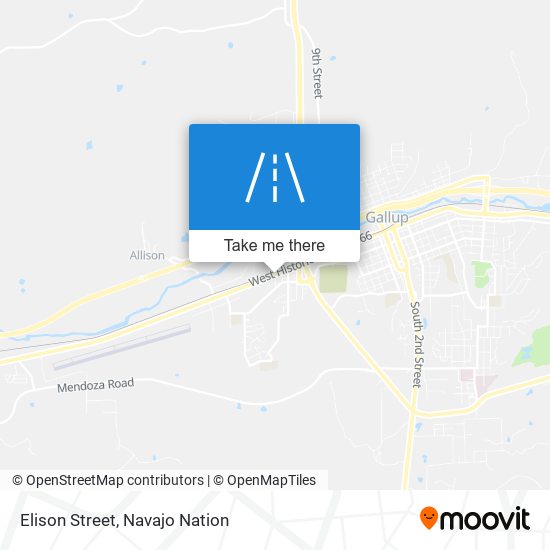 Elison Street map