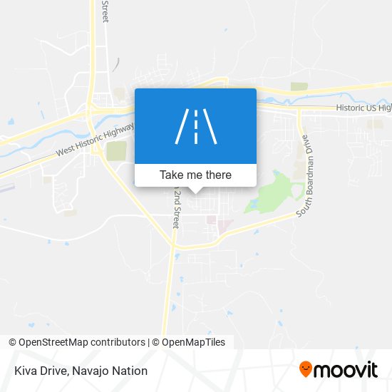 Kiva Drive map