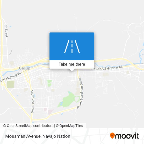 Mossman Avenue map