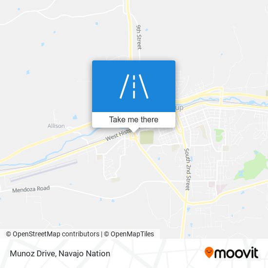 Munoz Drive map