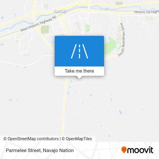 Parmelee Street map