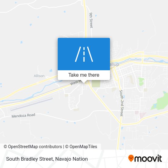 South Bradley Street map