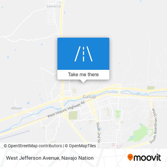 Mapa de West Jefferson Avenue