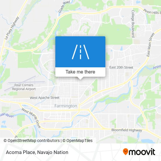 Acoma Place map