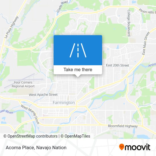 Mapa de Acoma Place