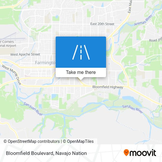 Mapa de Bloomfield Boulevard