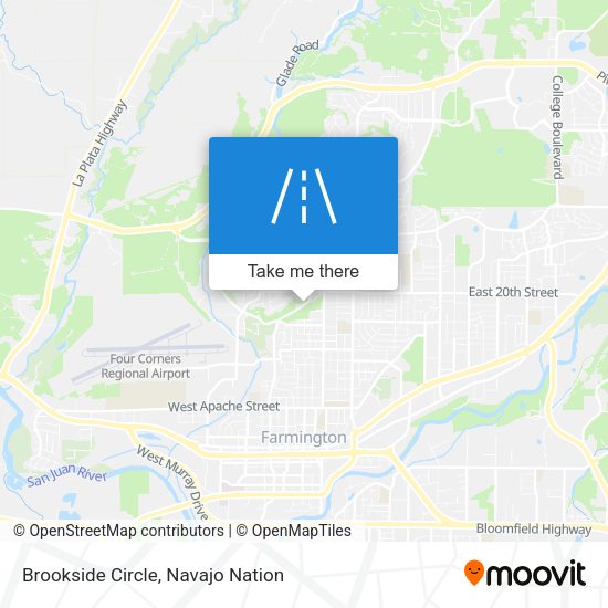 Brookside Circle map