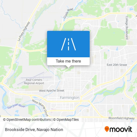 Brookside Drive map