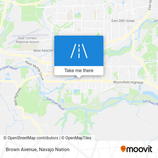 Brown Avenue map