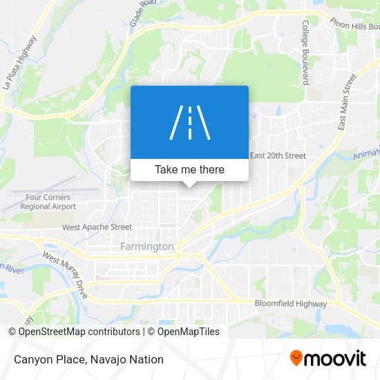 Mapa de Canyon Place