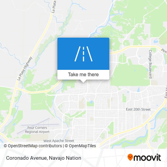 Coronado Avenue map