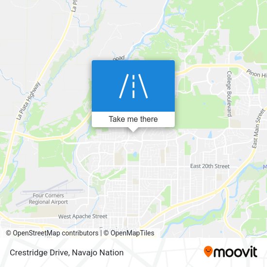 Mapa de Crestridge Drive