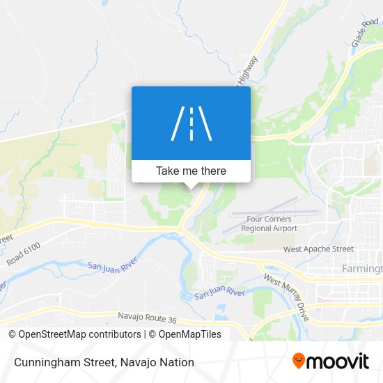 Mapa de Cunningham Street