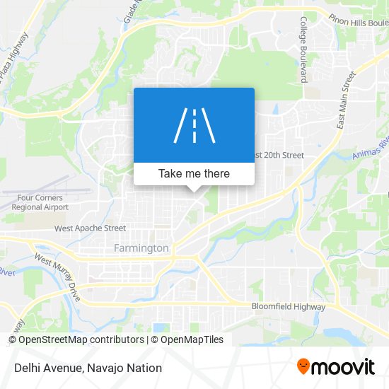 Delhi Avenue map