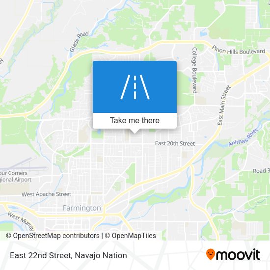 Mapa de East 22nd Street