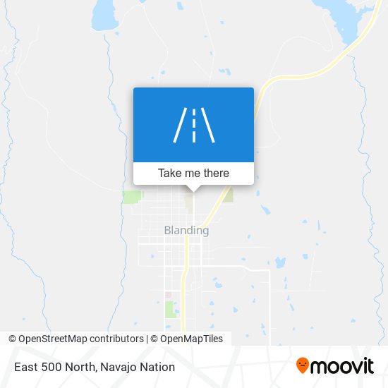 East 500 North map