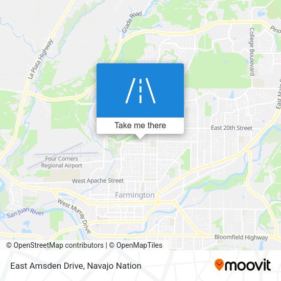 East Amsden Drive map