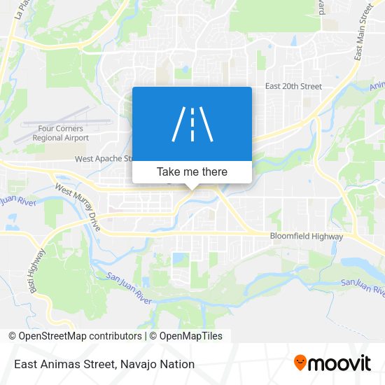 East Animas Street map