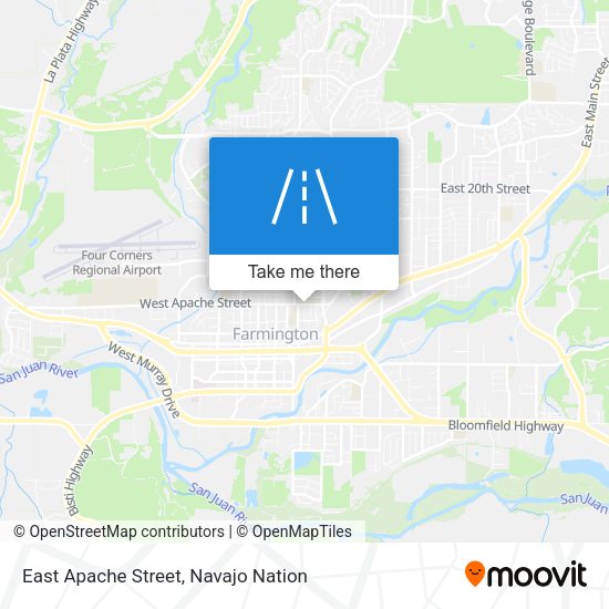 East Apache Street map