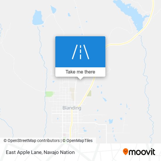 East Apple Lane map