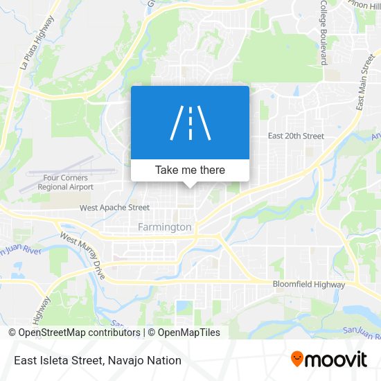 Mapa de East Isleta Street