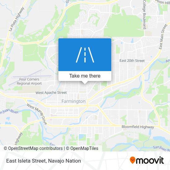 East Isleta Street map